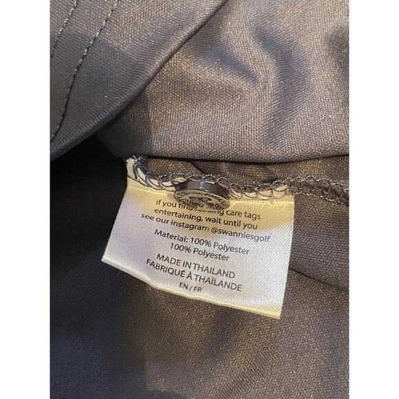 Swannies Mens L BLUE GOLF Polo Shirt Short Sleeve Performance Casual - Picture 8 of 8